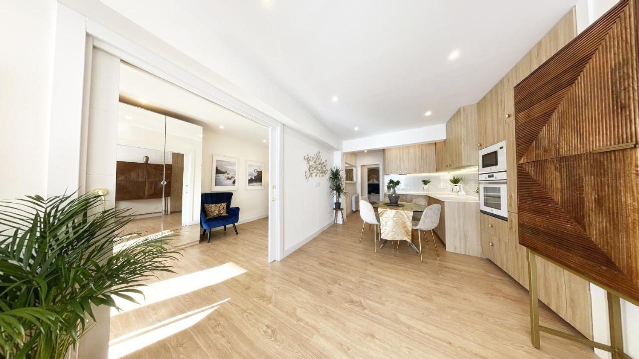 Miramar Luxurious Flat, 3 Double Rooms, Free Parking, Terrace, Completely New 圣塞瓦斯蒂安 外观 照片